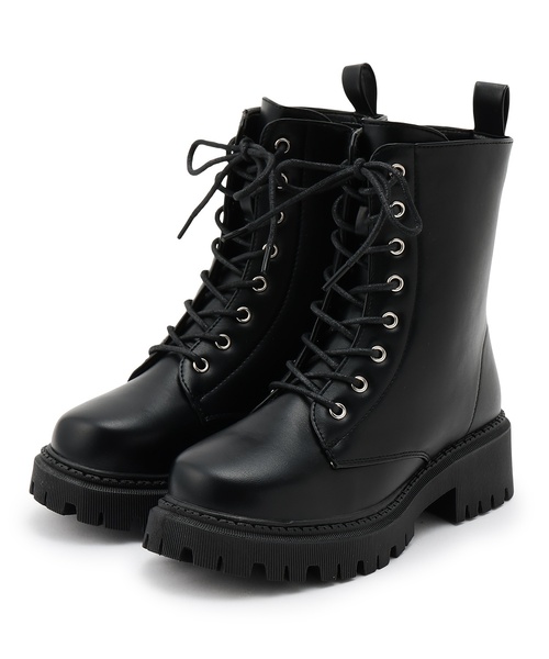 LOVETOXIC(ラブトキシック)の「【LTXC】8ホールブーツ(スニーカー・キッズ・ブラック・25-25.5/22-22.5/24-24.5cm/23-23.5cm)」の1枚目の写真