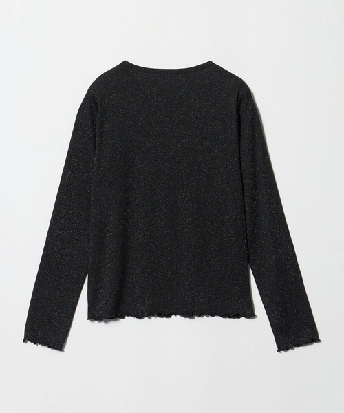 A DAY IN THE LIFE UNITED ARROWS(アデイインザライフユナイテッドアローズ)の「ラメ リブ メローカットソー <A DAY IN THE LIFE>(Tシャツ/カットソー・レディース・ライトグレー/ナチュラル/ブラック/その他1・FREE)」の10枚目の写真