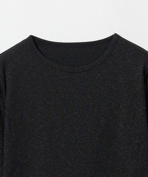 A DAY IN THE LIFE UNITED ARROWS(アデイインザライフユナイテッドアローズ)の「ラメ リブ メローカットソー <A DAY IN THE LIFE>(Tシャツ/カットソー・レディース・ライトグレー/ナチュラル/ブラック/その他1・FREE)」の11枚目の写真