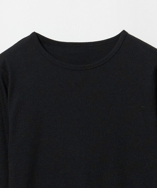 A DAY IN THE LIFE UNITED ARROWS(アデイインザライフユナイテッドアローズ)の「ラメ リブ メローカットソー <A DAY IN THE LIFE>(Tシャツ/カットソー・レディース・ライトグレー/ナチュラル/ブラック/その他1・FREE)」の15枚目の写真