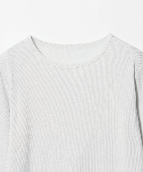 A DAY IN THE LIFE UNITED ARROWS(アデイインザライフユナイテッドアローズ)の「ラメ リブ メローカットソー <A DAY IN THE LIFE>(Tシャツ/カットソー・レディース・ライトグレー/ナチュラル/ブラック/その他1・FREE)」の18枚目の写真