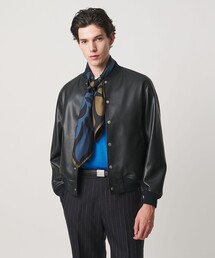 UNITED ARROWS | レザーライク ボンバージャケット(ブルゾン)