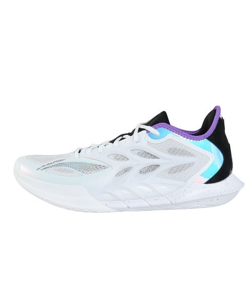 Kinetics(キネティクス)の「LI-NING Speed12(リーニン スピード12)(スニーカー・メンズ・ホワイト/ブラック×パープル・26cm/26.5cm/27cm/27.5cm/28cm/28.5cm)」の9枚目の写真