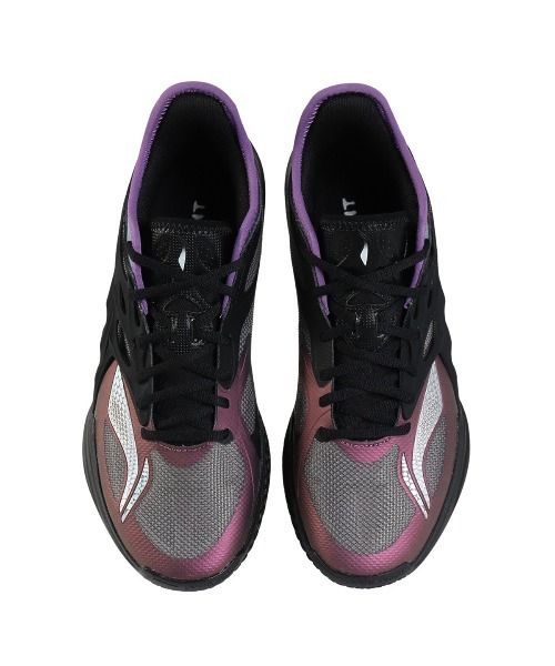 Kinetics(キネティクス)の「LI-NING Speed12(リーニン スピード12)(スニーカー・メンズ・ホワイト/ブラック×パープル・26cm/26.5cm/27cm/27.5cm/28cm/28.5cm)」の4枚目の写真