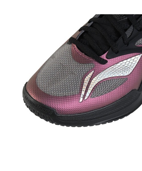 Kinetics(キネティクス)の「LI-NING Speed12(リーニン スピード12)(スニーカー・メンズ・ホワイト/ブラック×パープル・26cm/26.5cm/27cm/27.5cm/28cm/28.5cm)」の8枚目の写真