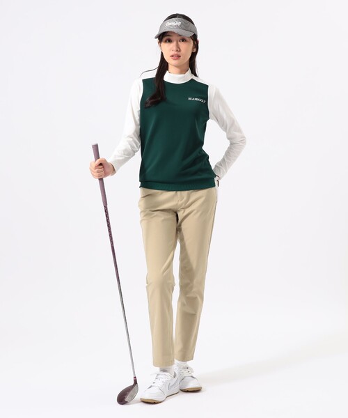 BEAMS GOLF(ビームスゴルフ)の「ORANGE LABEL / サイドゴム 撥水 ストレッチ パンツ(UVカット)(その他パンツ・レディース・ネイビー/ベージュ・MEDIUM/SMALL/LARGE)」の4枚目の写真
