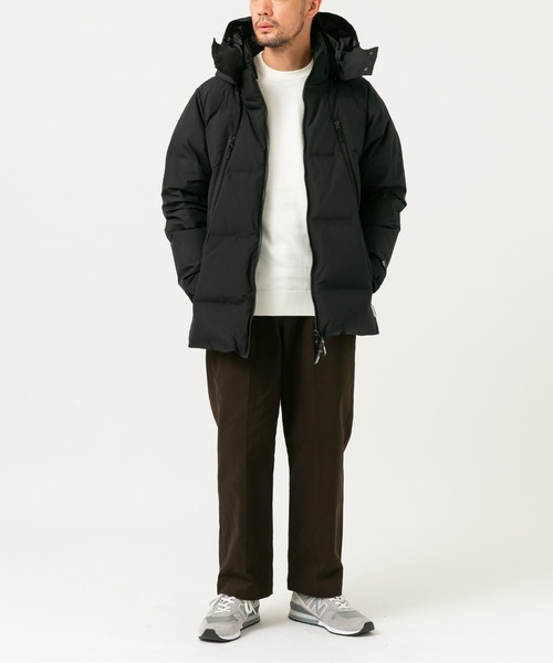 URBAN RESEARCH ROSSO MEN（アーバンリサーチロッソメン）の「『別注』+phenix　WINDSTOPPER by GORE-TEX LABS 2WAY ダウンジャケット（ダウンジャケット/コート・メンズ・ブラック/ネイビー・MEDIUM/LARGE/X-LARGE）」の4枚目の写真