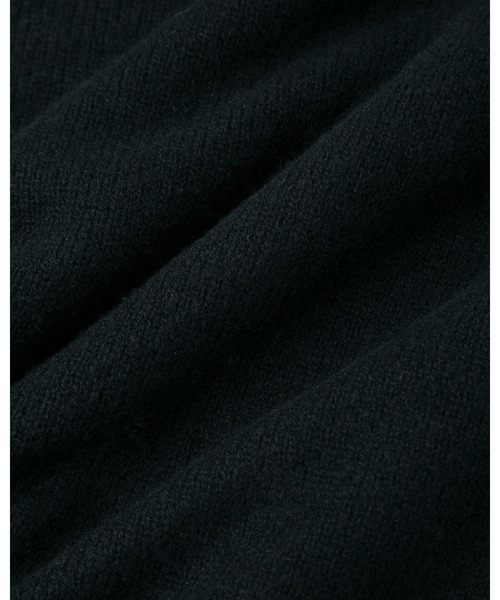 IRIS47(イリスフォーセブン)の「【IRIS 47】drape cashmere poncho/ドレープ カシミヤ ポンチョ(ポンチョ・レディース・ダークグレー/ブラック・FREE)」の8枚目の写真