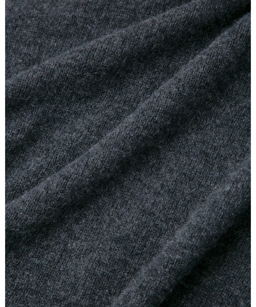 IRIS47(イリスフォーセブン)の「【IRIS 47】drape cashmere poncho/ドレープ カシミヤ ポンチョ(ポンチョ・レディース・ダークグレー/ブラック・FREE)」の11枚目の写真
