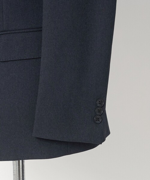 A DAY IN THE LIFE UNITED ARROWS(アデイインザライフユナイテッドアローズ)の「ウールライク サージ 2ボタン ジャケット-セットアップ対応・ウォッシャブル-<A DAY IN THE LIFE>(テーラードジャケット・メンズ・ネイビー/ブラウン系/ダークグレー・L/S/XL/M)」の6枚目の写真