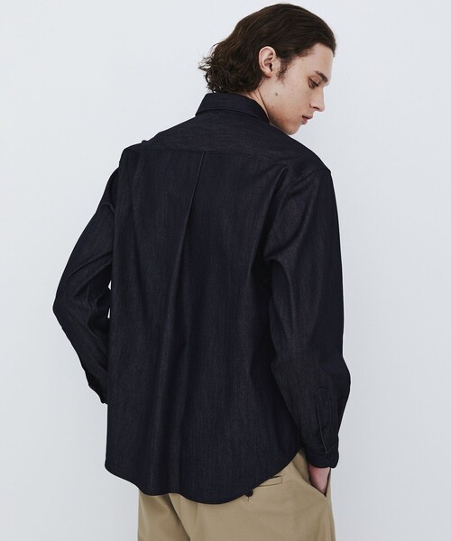 UNITED TOKYO(ユナイテッドトウキョウ)の「SILK DENIM RELAX SHIRT(シャツ/ブラウス・メンズ・ダークインディゴブルー・1/2)」の4枚目の写真