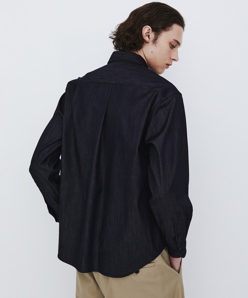 UNITED TOKYO(ユナイテッドトウキョウ)の「SILK DENIM RELAX SHIRT(シャツ/ブラウス・メンズ・ダークインディゴブルー・1/2)」の12枚目の写真
