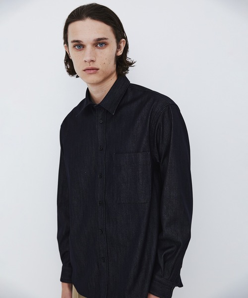UNITED TOKYO(ユナイテッドトウキョウ)の「SILK DENIM RELAX SHIRT(シャツ/ブラウス・メンズ・ダークインディゴブルー・1/2)」の15枚目の写真