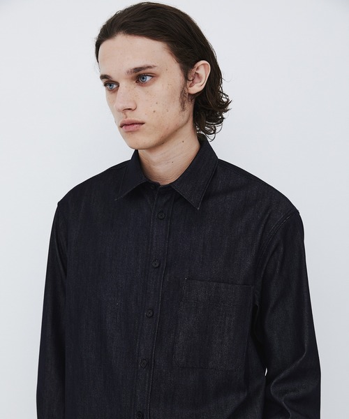 UNITED TOKYO(ユナイテッドトウキョウ)の「SILK DENIM RELAX SHIRT(シャツ/ブラウス・メンズ・ダークインディゴブルー・1/2)」の10枚目の写真