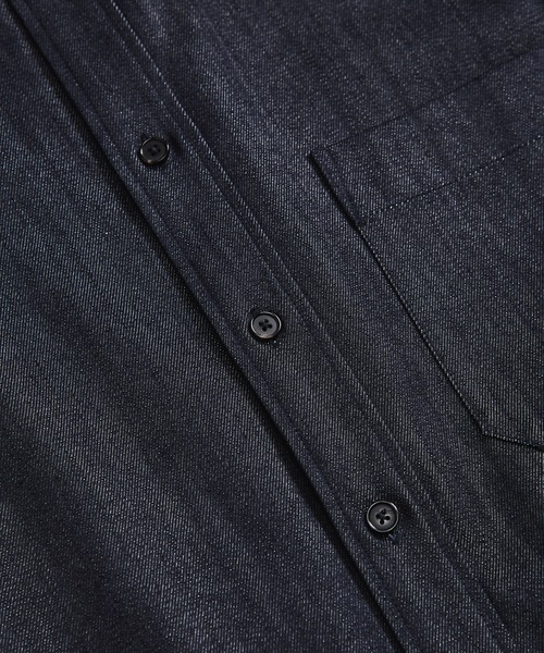 UNITED TOKYO(ユナイテッドトウキョウ)の「SILK DENIM RELAX SHIRT(シャツ/ブラウス・メンズ・ダークインディゴブルー・1/2)」の8枚目の写真