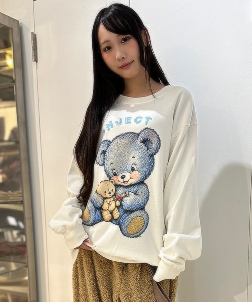 MILKBOY(ミルクボーイ)の「INJECT BEAR スウェット(スウェット・レディース・B/A・FREE)」の3枚目の写真