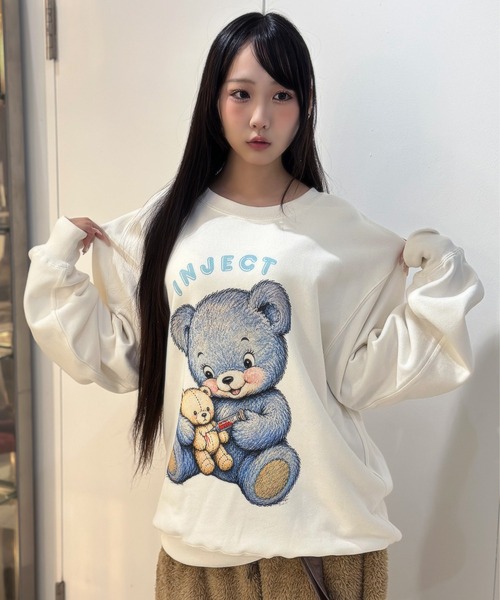 MILKBOY(ミルクボーイ)の「INJECT BEAR スウェット(スウェット・レディース・B/A・FREE)」の4枚目の写真