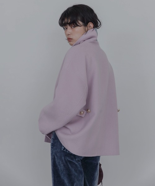 Eimee Law(エイミーロウ)の「ハンドメイドハーフコート(その他アウター・レディース・ベージュ/ブラック/ライトピンク・FREE)」の14枚目の写真