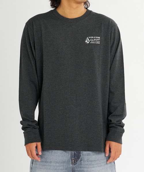 VOLCOM(ボルコム)の「VOLCOM メンズ WORKWEAR LS ロンT 【2026年秋冬モデル】/ボルコムバックプリント長袖ロンT(Tシャツ/カットソー・メンズ・スミクロ/オレンジ/ホワイト・MEDIUM/LARGE/X-LARGE)」の12枚目の写真