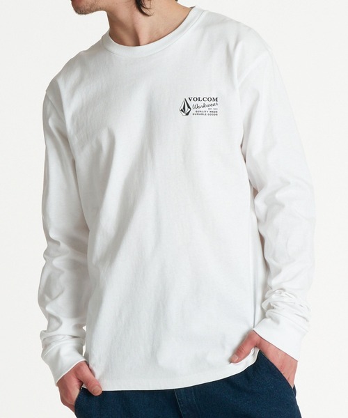 VOLCOM(ボルコム)の「VOLCOM メンズ WORKWEAR LS ロンT 【2026年秋冬モデル】/ボルコムバックプリント長袖ロンT(Tシャツ/カットソー・メンズ・スミクロ/オレンジ/ホワイト・MEDIUM/LARGE/X-LARGE)」の20枚目の写真
