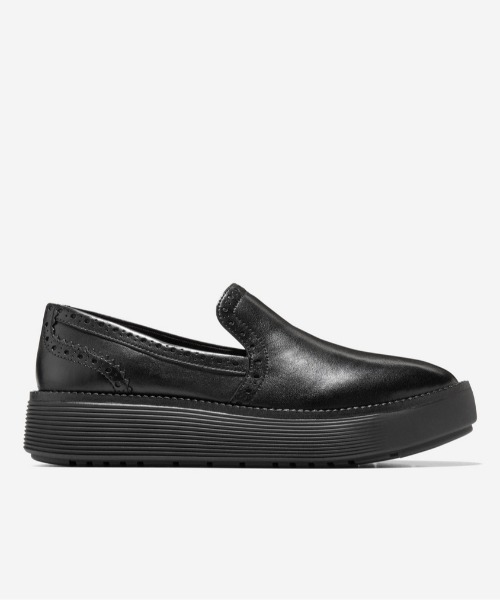 COLE HAAN(コールハーン)の「グランド シティモーション スリッポン ローファー womens.(モカシン/デッキシューズ・レディース・ブラック・8.5/8/7.5/7/6/5.5)」の1枚目の写真