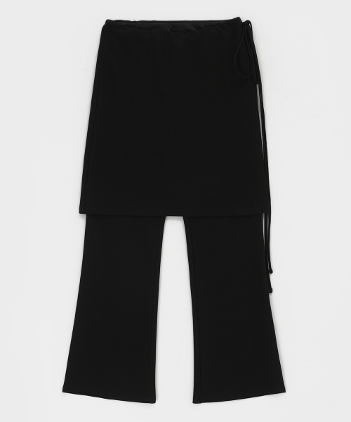 BLACKUP（ブラックアップ）の「[MADE] ベルストリングミディスカートパンツ（その他パンツ・レディース・ブラック/チャコール・SMALL/MEDIUM）」の8枚目の写真