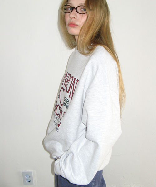 RONRON（ロンロン）の「RR ARCHIVE SWEATSHIRT WHITE MELANGE（スウェット・レディース・その他・FREE）」の2枚目の写真