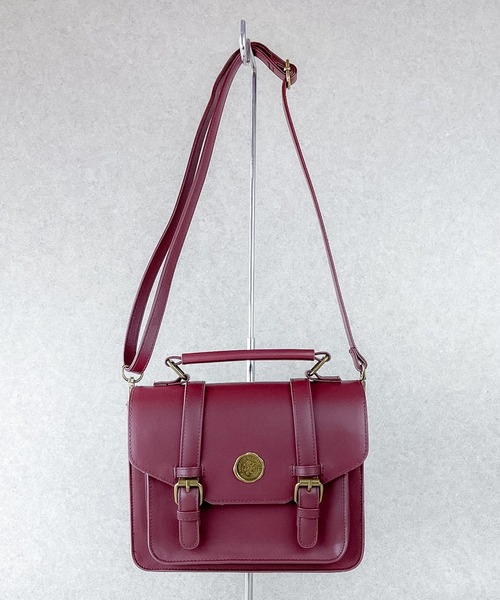 FLAPPER（フラッパー）の「FLAPPER フラッパー:ハリー・ポッター 4寮シーリングスタンプモチーフ ミニサッチェルバッグ（バックパック/リュック・レディース・ダークグリーン/ワインレッド/ネイビー/マスタード・FREE）」の12枚目の写真