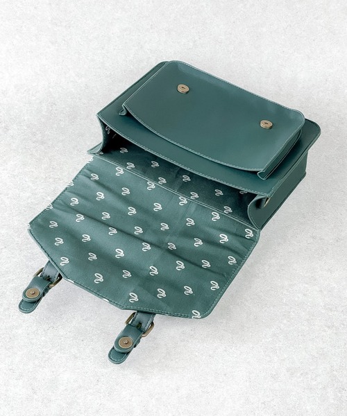 FLAPPER（フラッパー）の「FLAPPER フラッパー:ハリー・ポッター 4寮シーリングスタンプモチーフ ミニサッチェルバッグ（バックパック/リュック・レディース・ダークグリーン/ワインレッド/ネイビー/マスタード・FREE）」の15枚目の写真