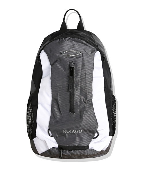 NOIAGO(ノイアゴ)の「◇NOIAGO◇ブランド直輸入正規品/マルチロゴ バックパック multi logo backpack(バックパック/リュック・レディース・ピンク/ブラック/グレー・FREE)」の14枚目の写真