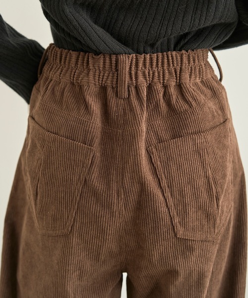 mil(ミル)の「コーデュロイ カーブパンツ 【588230】(その他パンツ・レディース・ブラウン/チャコールグレー/アイボリー・FREE/M-Regular/S-Short/S-Regular/M-Short)」の22枚目の写真