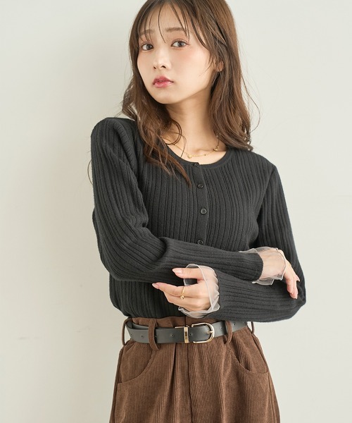 mil(ミル)の「コーデュロイ カーブパンツ 【588230】(その他パンツ・レディース・ブラウン/チャコールグレー/アイボリー・FREE/M-Regular/S-Short/S-Regular/M-Short)」の18枚目の写真
