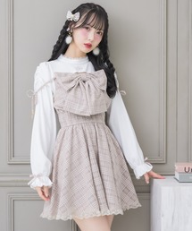 【サイズ展開あり】リボンデザインワンピース
