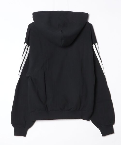 adidas(アディダス)の「アディダス KIT スリーストライプス パーカー / アディダス adidas(パーカー・メンズ・ブラック・MEDIUM/SMALL/X-SMALL/XX-LARGE/3XL/LARGE/X-LARGE)」の6枚目の写真