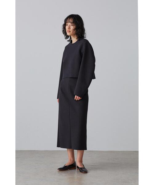YLEVE(イレーヴ)の「YLEVE / TWEEDY BONDING JERSEY BL(シャツ/ブラウス・レディース・ホワイト/ブラック/ネイビー・0/1/2)」の21枚目の写真