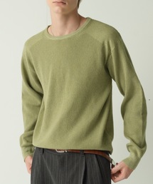 Adoon plain（アドーンプレーン）の「Assorted Shallow V-Neck / Crew-Neck Rib Knit  /  アソートリブ浅V/クルーネックニット（ニット/セーター）」