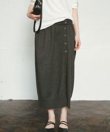 FEI-LANG（フェイラン）の「buttoned knit wrap skirt（スカート）」