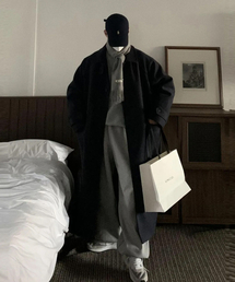 NUS（ナス）の「YEI Coat Wool (Navy)（チェスターコート）」