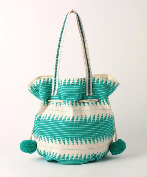 UNITED ARROWS（ユナイテッドアローズ）の「トートバッグ ダブルポンポン◆（トートバッグ・レディース・ケリー/コバルトブルー・FREE）」の3枚目の写真