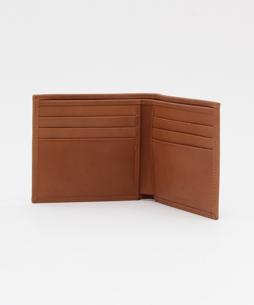 BROOKS BROTHERS カクテルエンブロイダリーレザー二つ折り財布
