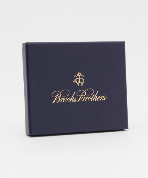 BROOKS BROTHERS カクテルエンブロイダリー　レザー　二つ折り財布 二つ折り財布小銭入れ付 スターリングシリーズ | ETTINGER (Men