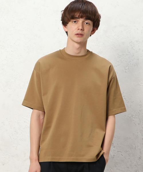 green label relaxing（グリーンレーベルリラクシング）の「HEAVY/W C/N S/S Tシャツ◆（Tシャツ/カットソー・メンズ・オリーブ/ネイビー/ホワイト/ベージュ・36/38）」の2枚目の写真