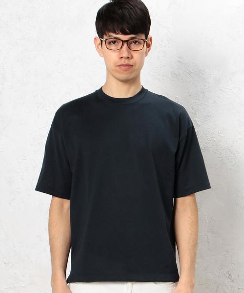 green label relaxing（グリーンレーベルリラクシング）の「HEAVY/W C/N S/S Tシャツ◆（Tシャツ/カットソー・メンズ・オリーブ/ネイビー/ホワイト/ベージュ・36/38）」の16枚目の写真