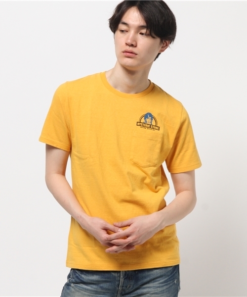 HYSTERIC GLAMOUR（ヒステリックグラマー）の「NATURAL BEAUTY pt ポケ付T-SH（Tシャツ/カットソー・メンズ・ホワイト/ブラック/イエロー・SMALL/MEDIUM/X-LARGE/LARGE）」の17枚目の写真