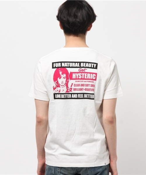 HYSTERIC GLAMOUR（ヒステリックグラマー）の「NATURAL BEAUTY pt ポケ付T-SH（Tシャツ/カットソー・メンズ・ホワイト/ブラック/イエロー・SMALL/MEDIUM/X-LARGE/LARGE）」の13枚目の写真
