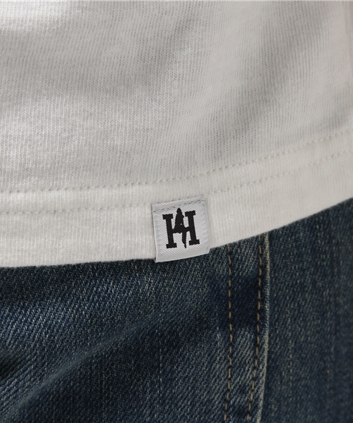 HYSTERIC GLAMOUR（ヒステリックグラマー）の「NATURAL BEAUTY pt ポケ付T-SH（Tシャツ/カットソー・メンズ・ホワイト/ブラック/イエロー・SMALL/MEDIUM/X-LARGE/LARGE）」の10枚目の写真