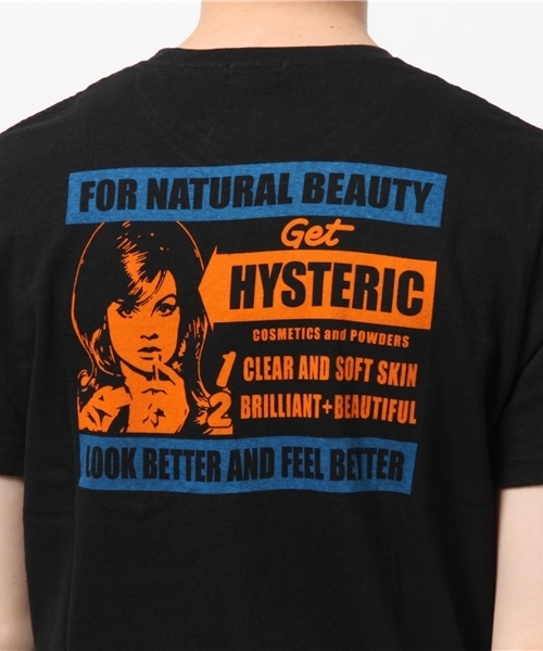 HYSTERIC GLAMOUR（ヒステリックグラマー）の「NATURAL BEAUTY pt ポケ付T-SH（Tシャツ/カットソー・メンズ・ホワイト/ブラック/イエロー・SMALL/MEDIUM/X-LARGE/LARGE）」の5枚目の写真