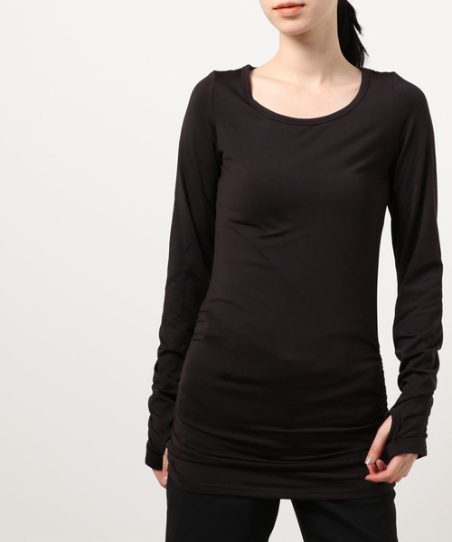 aimoha（アイモハ）の「裏起毛ヒートカットソー タートルネック ラウンドネック Vネック (AW) (LV)（インナーウェア/肌着・レディース・パープル/ワインレッド/カーキ/グレー/ホワイト/ブラウン/ブラック/ピンク/パープル系その他2/パープル系その他3/パープル系その他5/ピンク系その他2/ピンク系その他3/ピンク系その他5/レッド系その他2/レッド系その他3/レッド系その他5/ブラック系その他2/ブラック系その他3/ブラック系その他5/グレー系その他2/グレー系その他3/グレー系その他5/ブラウン系その他2/ブラウン系その他3/ブラウン系その他5/グリーン系その他2/グリーン系その他3/グリーン系その他5/ホワイト系その他2/ホワイト系その他3/ホワイト系その他5/ダークグレー/ベージュ系その他3/ベージュ系その他2/グレー系その他・XX-LARGE/LARGE/X-LARGE/MEDIUM/SMALL）」の8枚目の写真