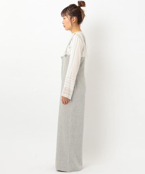 Another Edition(アナザーエディション)の「【WEB店舗限定】サスペンダーワイドパンツ●(その他パンツ・レディース・ブラック/グレー・フリー)」の4枚目の写真