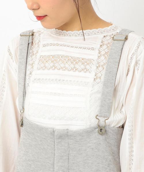 Another Edition(アナザーエディション)の「【WEB店舗限定】サスペンダーワイドパンツ●(その他パンツ・レディース・ブラック/グレー・フリー)」の6枚目の写真